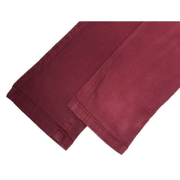 Garage Jegging Juniors 3 High Waist Burgundy Stretch - Picture 6 of 10